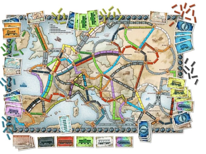 Desková hra ADC Blackfire Jízdenky prosím! Evropa 2